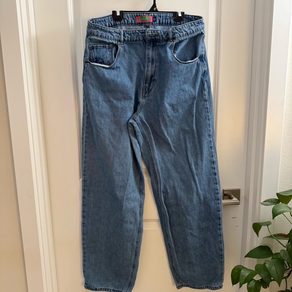 Empyre Relaxed Fit Blue Women's Pants size 14